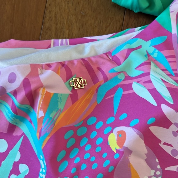 16. Michelle McDowell The Mia in the Trees One Shoulder Swimsuit - Picture 12 of 15